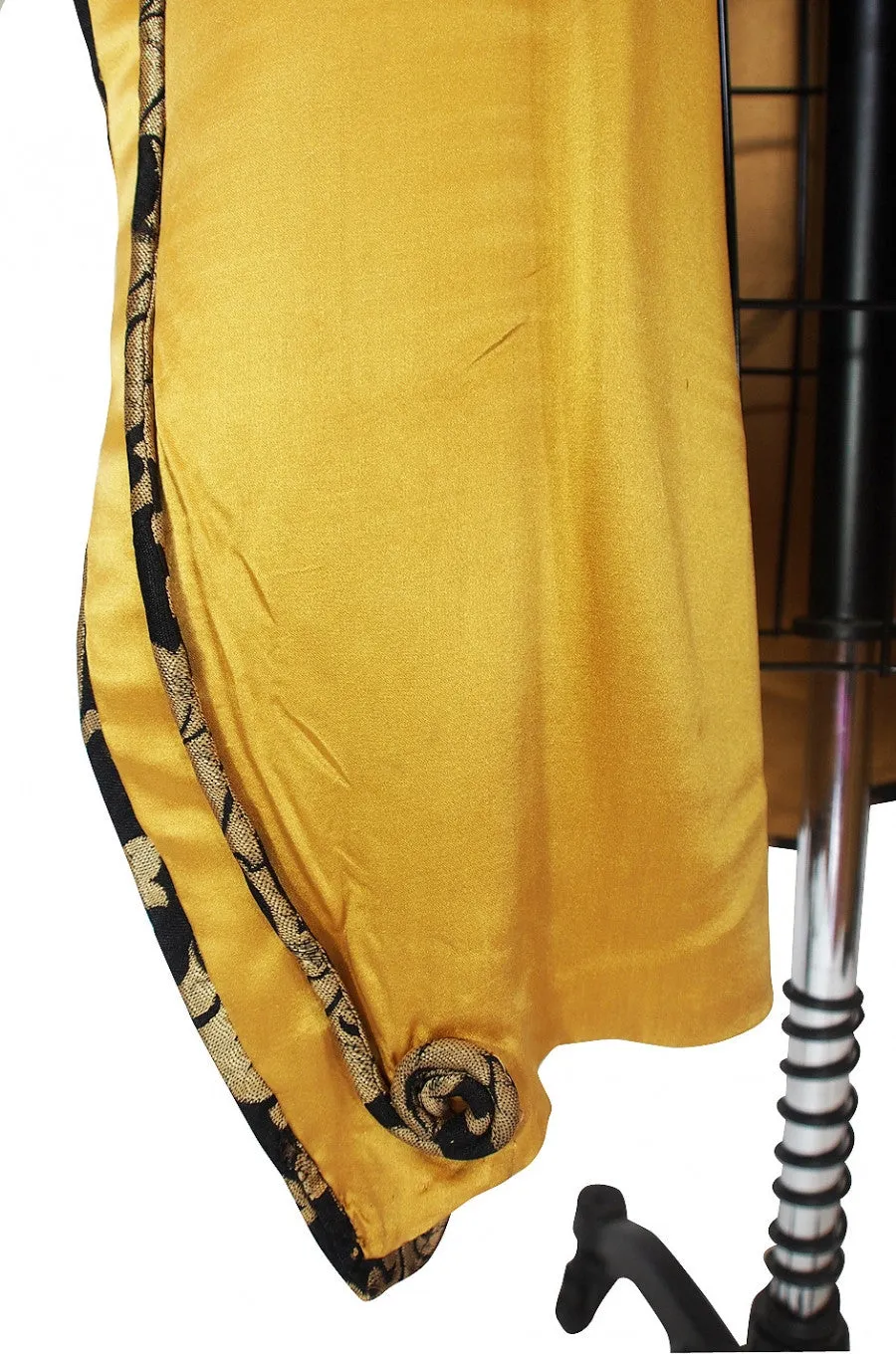 1920s Gold Lame Flapper Cocoon Coat