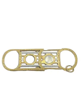 Cigarette Cutter 18K White & Yellow Gold 1902