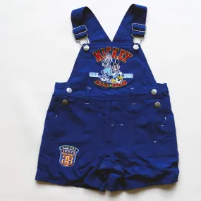 Disney Team Mickey All-Pro Sports Blue Shortalls 18M