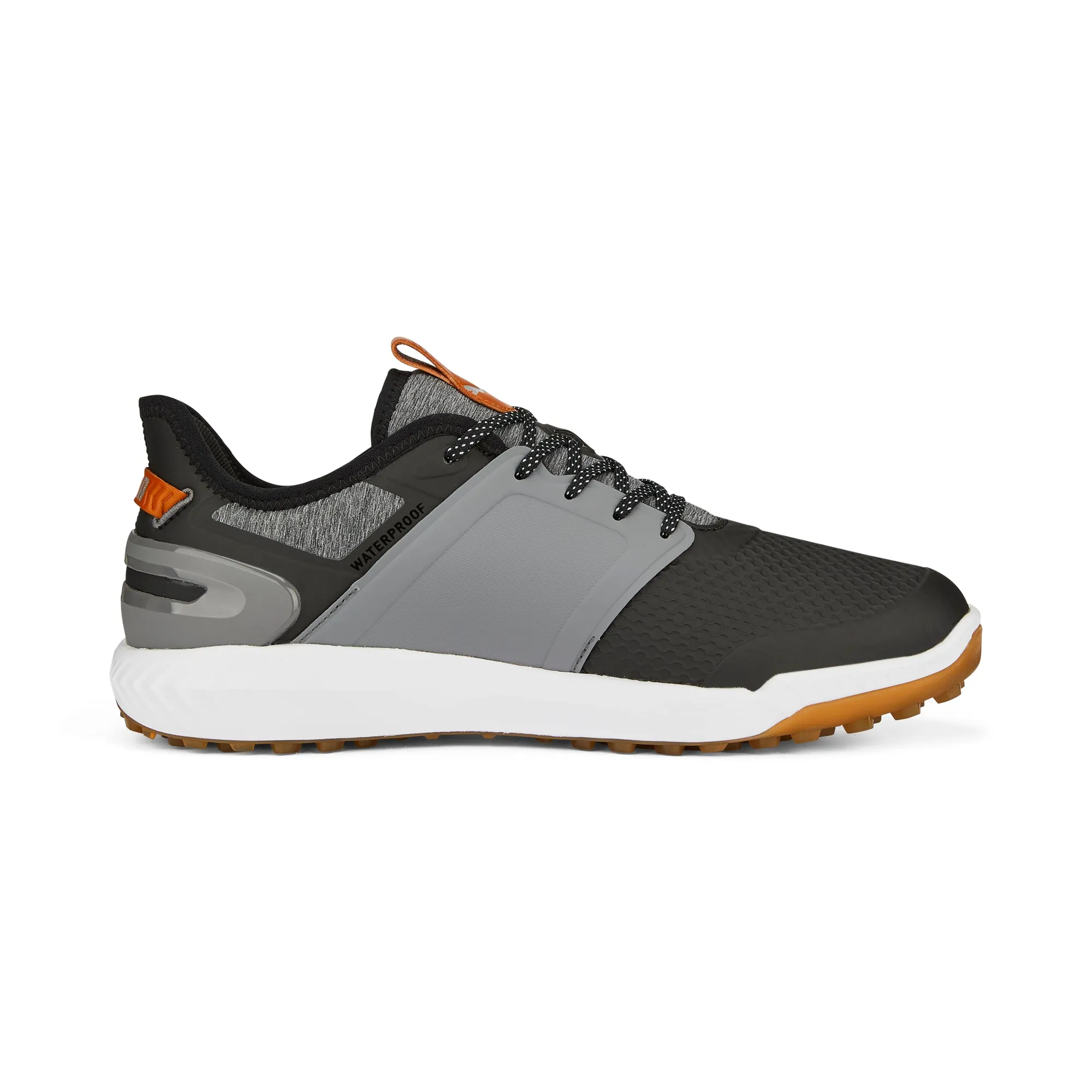 IGNITE ELEVATE Wide Spikeless Golf Shoes | Puma Black / Quiet Shade / Gum