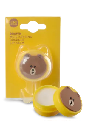 Line Friends Round Brown Bear Lipbalm