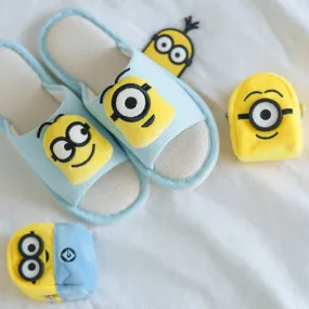 MINISO Minions Collection Minions Four Seasons Slippers (Blue)