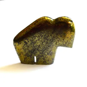 Mystic Midnight Buffalo Chalcopyrite  Carving