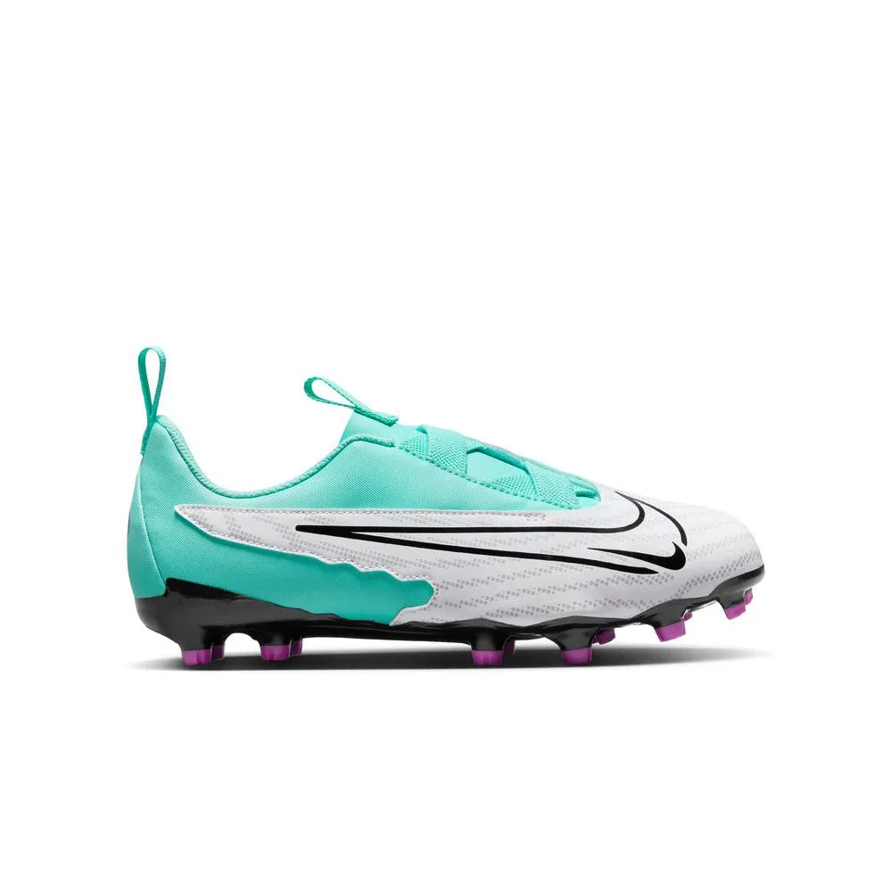 Nike Phantom GX Academy FG/MG Jnr Football Boots (Hyper Turquoise/Black/Fuschia Dream)