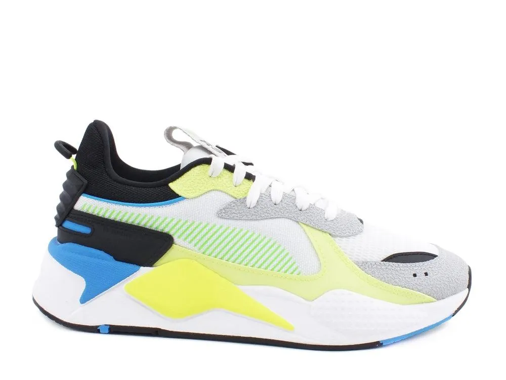 PUMA RS-X Hard Drive Sneakers White Frizzy Yellow Gray Violet 369818 11