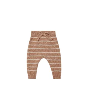 Quincy Mae - Cinnamon Stripe Knit Pant