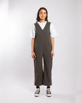 Snow Peak Pe Light Poplin Overalls Dark Olive