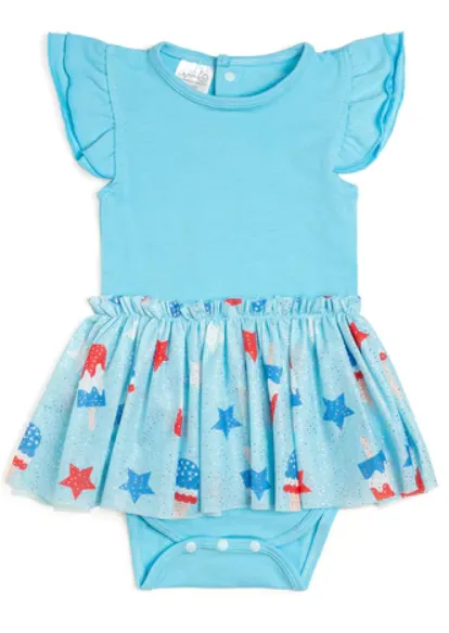 Sweet Wink - Bomb Pop SS Tutu Bodysuit